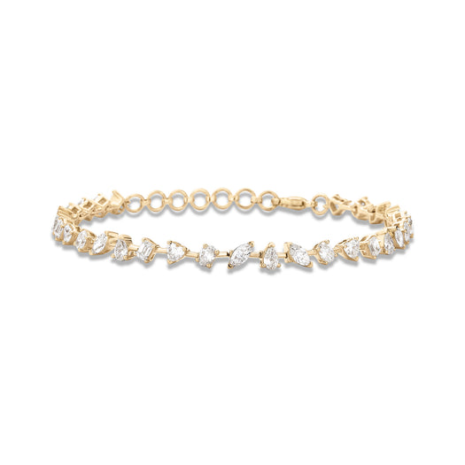 stone and strand 3 CTW Carnival LAB-Created Diamond Tennis Bracelet