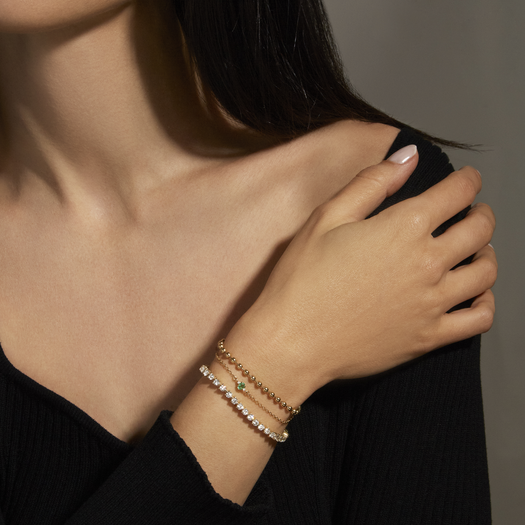 Stone And Strand 4-5 CTW LAB-Created Tennis Bracelet