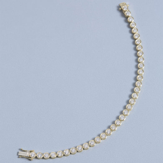 Stone And Strand 5-6 CTW LAB-Created Bubble Up Diamond Tennis Bracelet