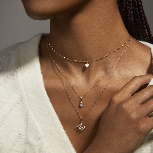 Stone And Strand Birthstone Diamond Bonbon Necklace