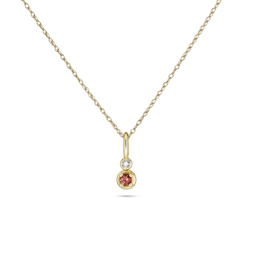 stone and strand Birthstone Diamond Bonbon Necklace