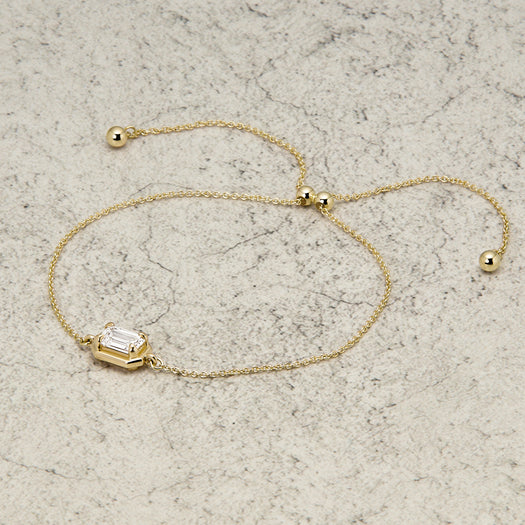 Stone And Strand Birthstone Emerald Cut Bonbon Bracelet