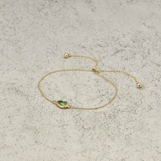 Stone And Strand Birthstone Pear Cut Bonbon Bracelet