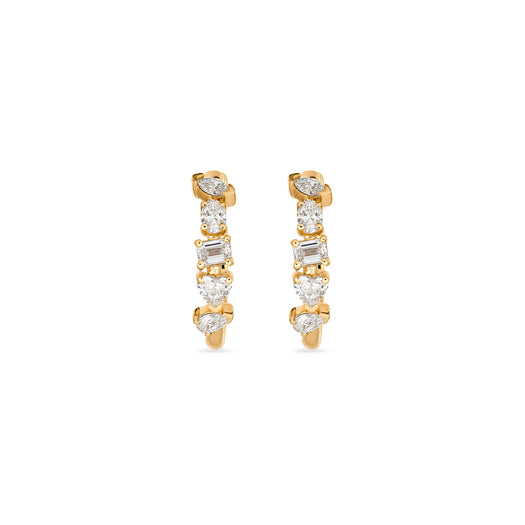 Stone And Strand Carnival LAB-Created Diamond Hoops