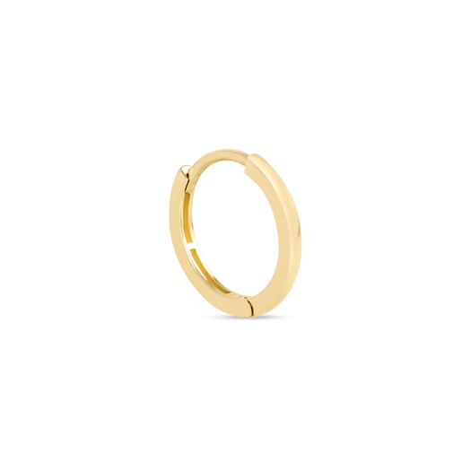 stone and strand Dainty Small Gold Huggie Clicker Earring