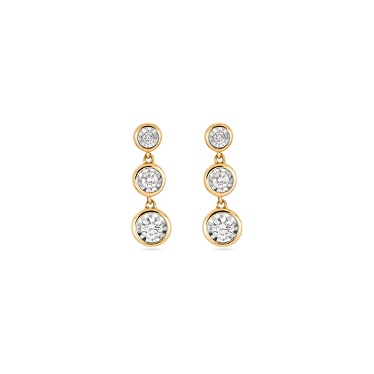 Stone And Strand Diamonds By The Dozen Gradient Drop Earrings