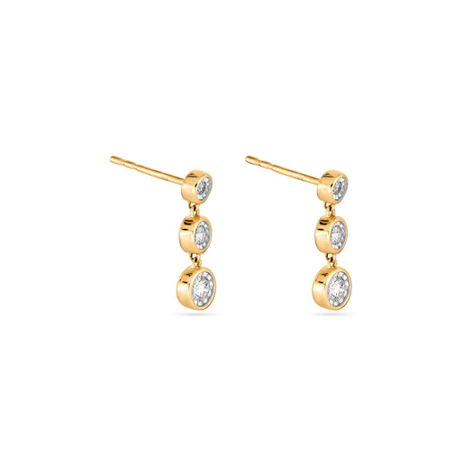 stone and strand Diamonds By The Dozen Gradient Drop Earrings