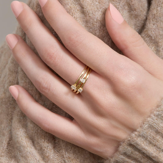 Stone And Strand Fancy Shapes Princess Cut Single Ring