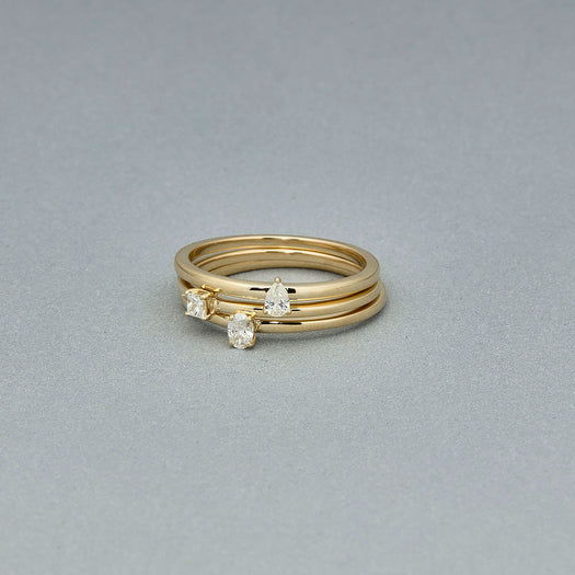 Stone And Strand Fancy Shapes Princess Cut Single Ring