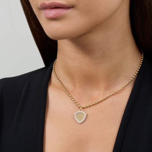 Stone And Strand Founding Member Diamond Crest Necklace