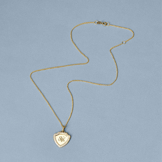 Stone And Strand Founding Member Diamond Crest Necklace