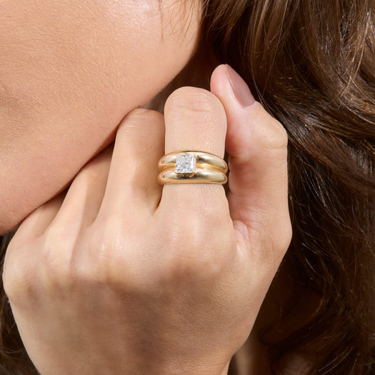 Stone And Strand Full Volume LAB-Created Diamond Ring