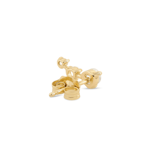 Stone And Strand Gradient White Topaz Climber Earrings