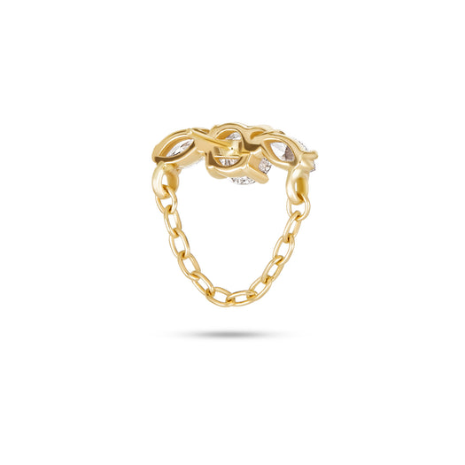 Stone And Strand LAB-Created Arc De Diamond Push Pin Flat Back