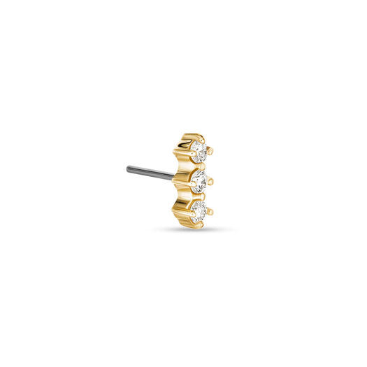 Stone And Strand LAB-Created Bright Lights Diamond Push Pin Flat Back