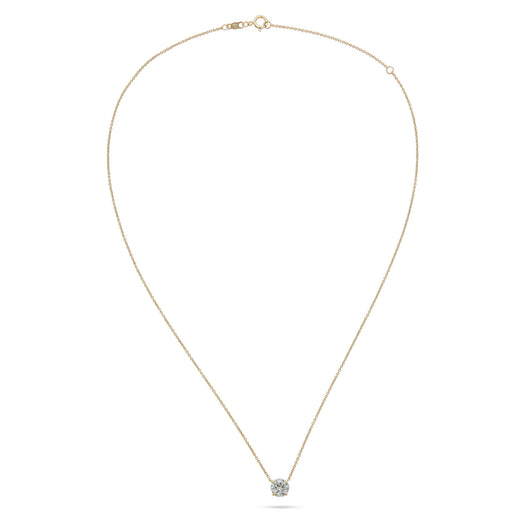 Stone And Strand LAB-Created Classic Solitaire Necklace