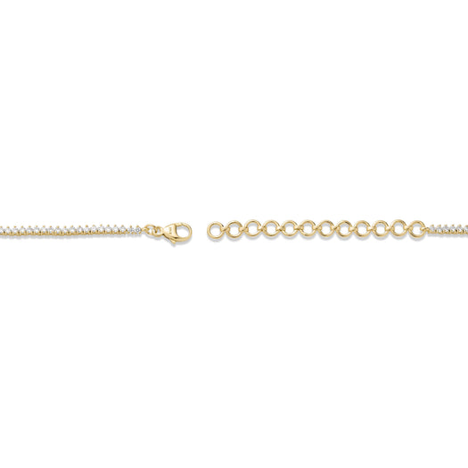 Stone And Strand LAB-Created Diamond Adjustable Tennis Choker