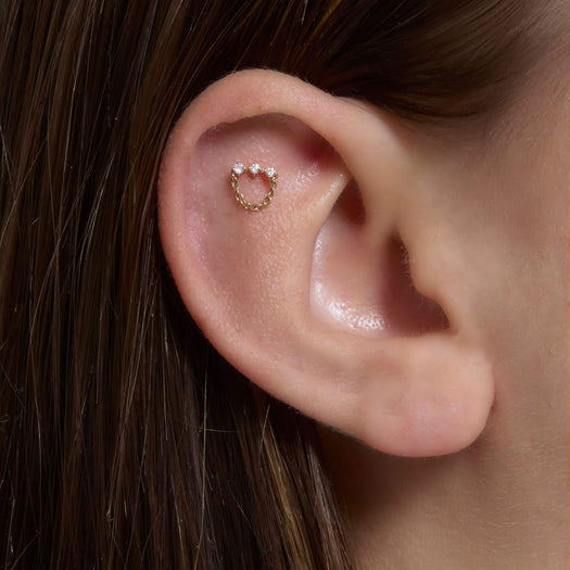 Stone And Strand LAB-Created Diamond Bright Lights Chain Push Pin Flat Back