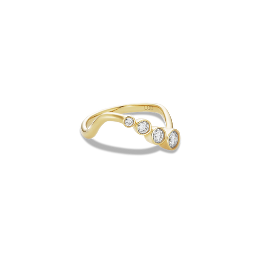 Stone And Strand LAB-Created Diamond Bubble Up Swell Ring