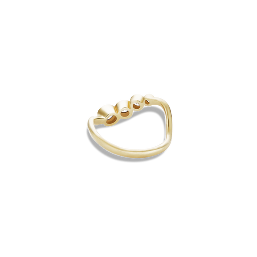 Stone And Strand LAB-Created Diamond Bubble Up Swell Ring