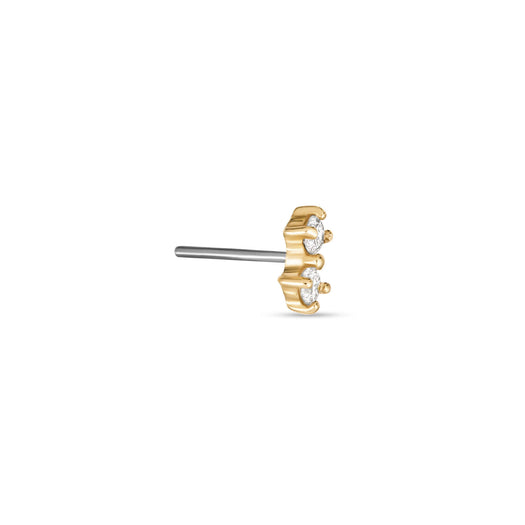 Stone And Strand LAB-Created Diamond Buddy Push Pin Flat Back