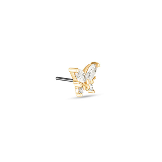 Stone And Strand LAB-Created Diamond Butterfly Push Pin Flat Back