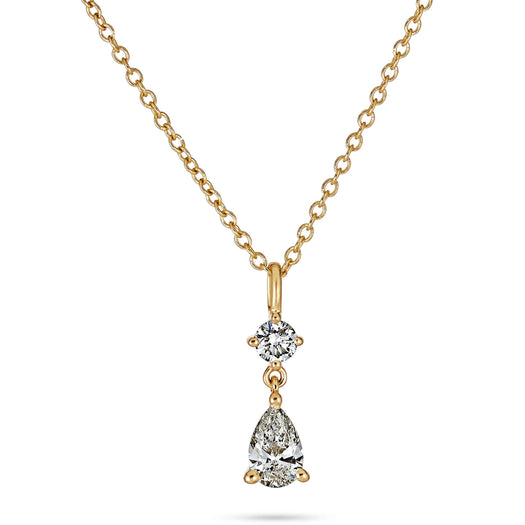 stone and strand LAB-Created Diamond Charlie Choker