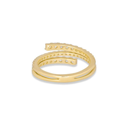 Stone And Strand LAB-Created Diamond Circuit Stripe Ring