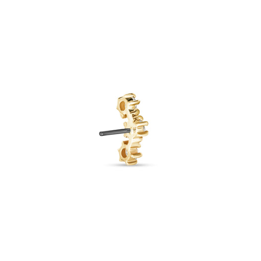 Stone And Strand LAB-Created Diamond Curve Push Pin Flat Back