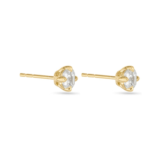 Stone And Strand LAB-Created Diamond Essential Asscher Stud Earrings
