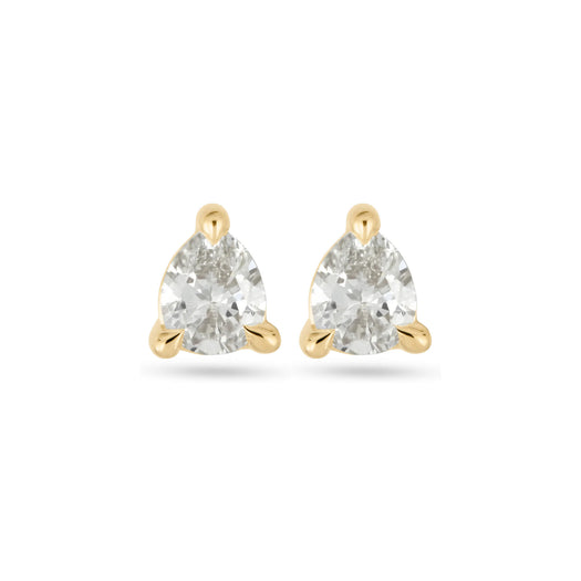 stone and strand LAB-Created Diamond Essential Pear Stud Earrings
