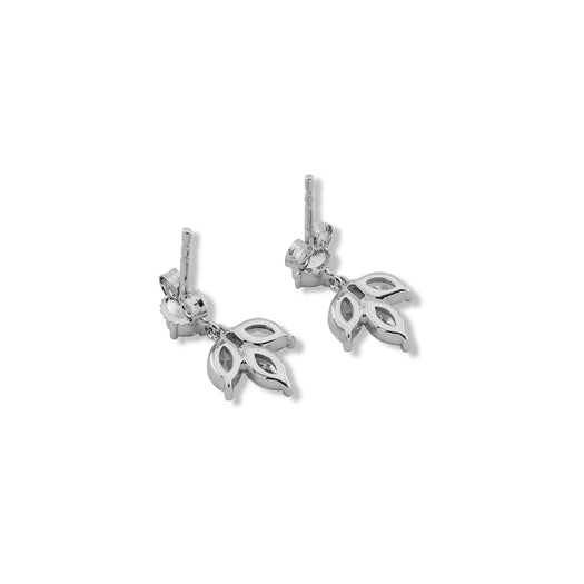 Stone And Strand LAB-Created Diamond Fleur Dangle Earrings
