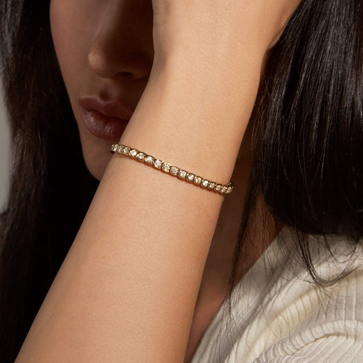 Stone And Strand LAB-Created Diamond La Scala Tennis Bracelet