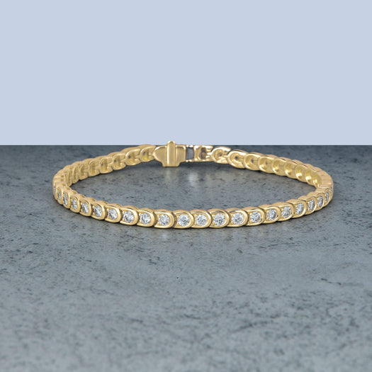 Stone And Strand LAB-Created Diamond La Scala Tennis Bracelet