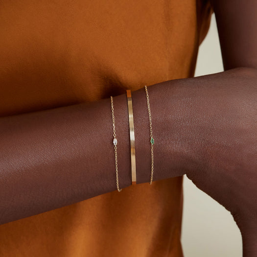 Stone And Strand LAB-Created Diamond Marquise Bracelet