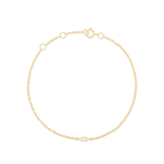 stone and strand LAB-Created Diamond Marquise Bracelet