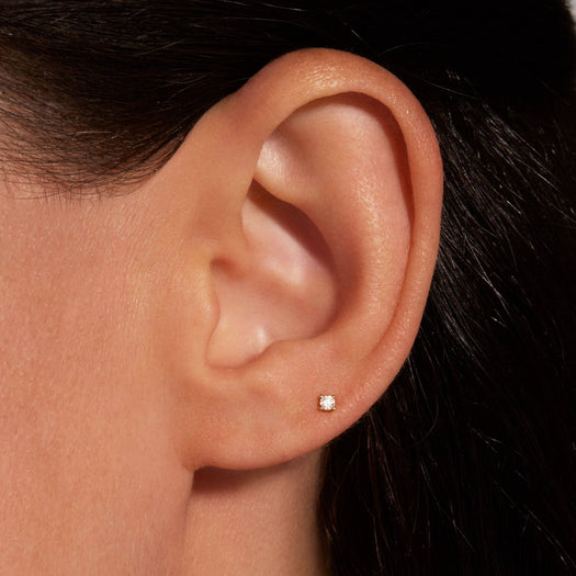 Stone And Strand LAB-Created Diamond Push Pin Flat Back 2mm
