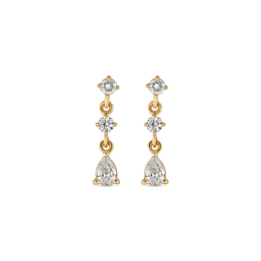 stone and strand LAB-Created Diamond Screenplay Earrings