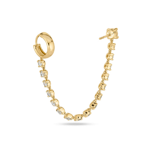 Stone And Strand LAB-Created Diamond Single Connector Earring