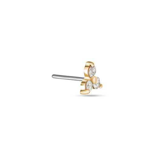 Stone And Strand LAB-Created Diamond Trio Push Pin Flat Back