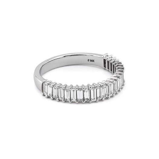 Stone And Strand LAB-Created Diamond Up And Down Baguette Ring