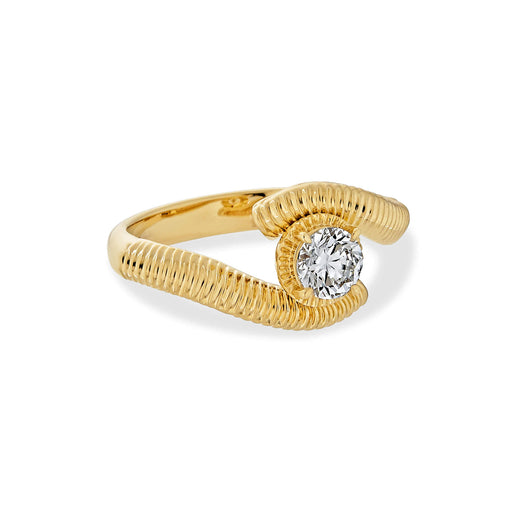 Stone And Strand LAB-Created Diamond Ziggy Ring 5mm