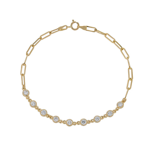 stone and strand LAB-Created Diamonds By The Yard Bracelet