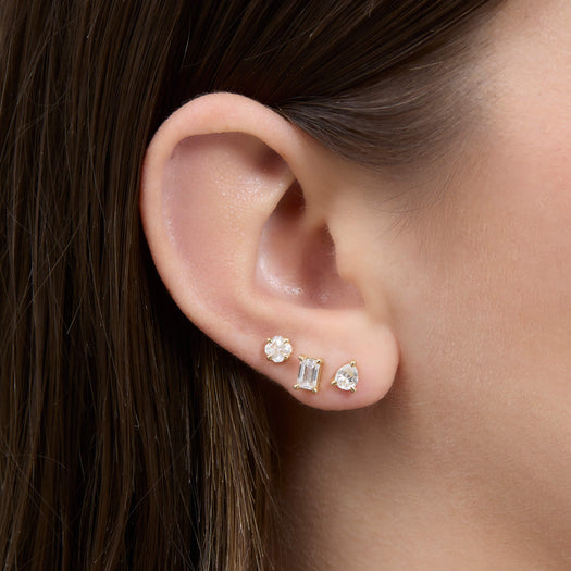 Stone And Strand LAB-Created Fancy Piercing Stud Set