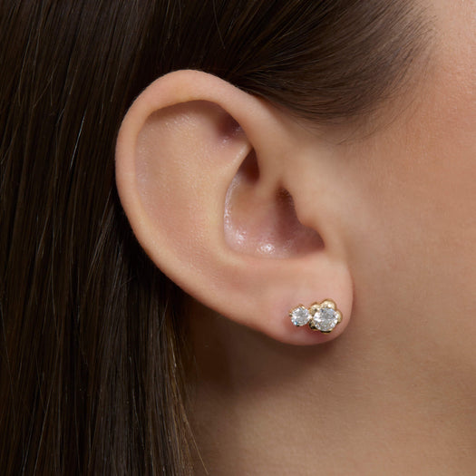 Stone And Strand LAB-Created Hendrix Diamond Earrings
