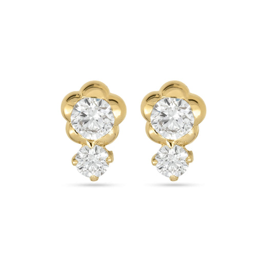 stone and strand LAB-Created Hendrix Diamond Earrings