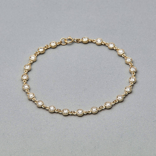 Stone And Strand LAB-Created Linked Up Tennis Bracelet