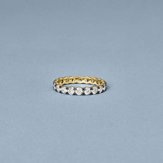 Stone And Strand LAB-Created Love After Dark Eternity Ring