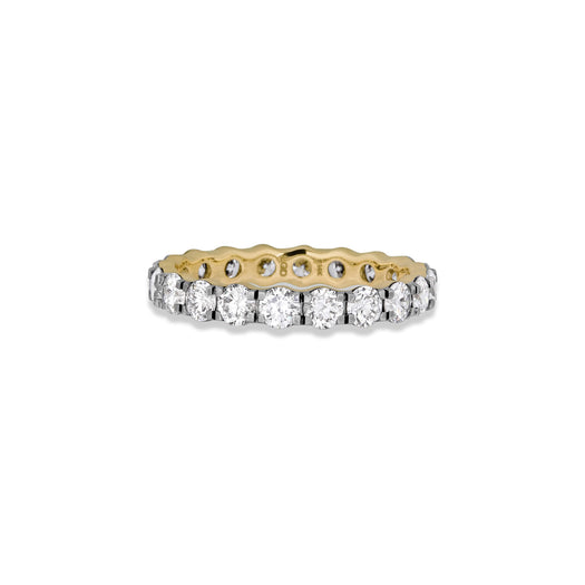 stone and strand LAB-Created Love After Dark Eternity Ring