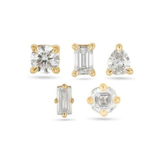 stone and strand LAB-Created Mix and Match Stud Set